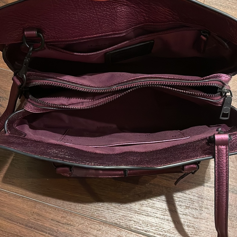 Coach in EUC Crossbody/ Handbag in a Purple Color very unique a gorgeous - Picture 7 of 13